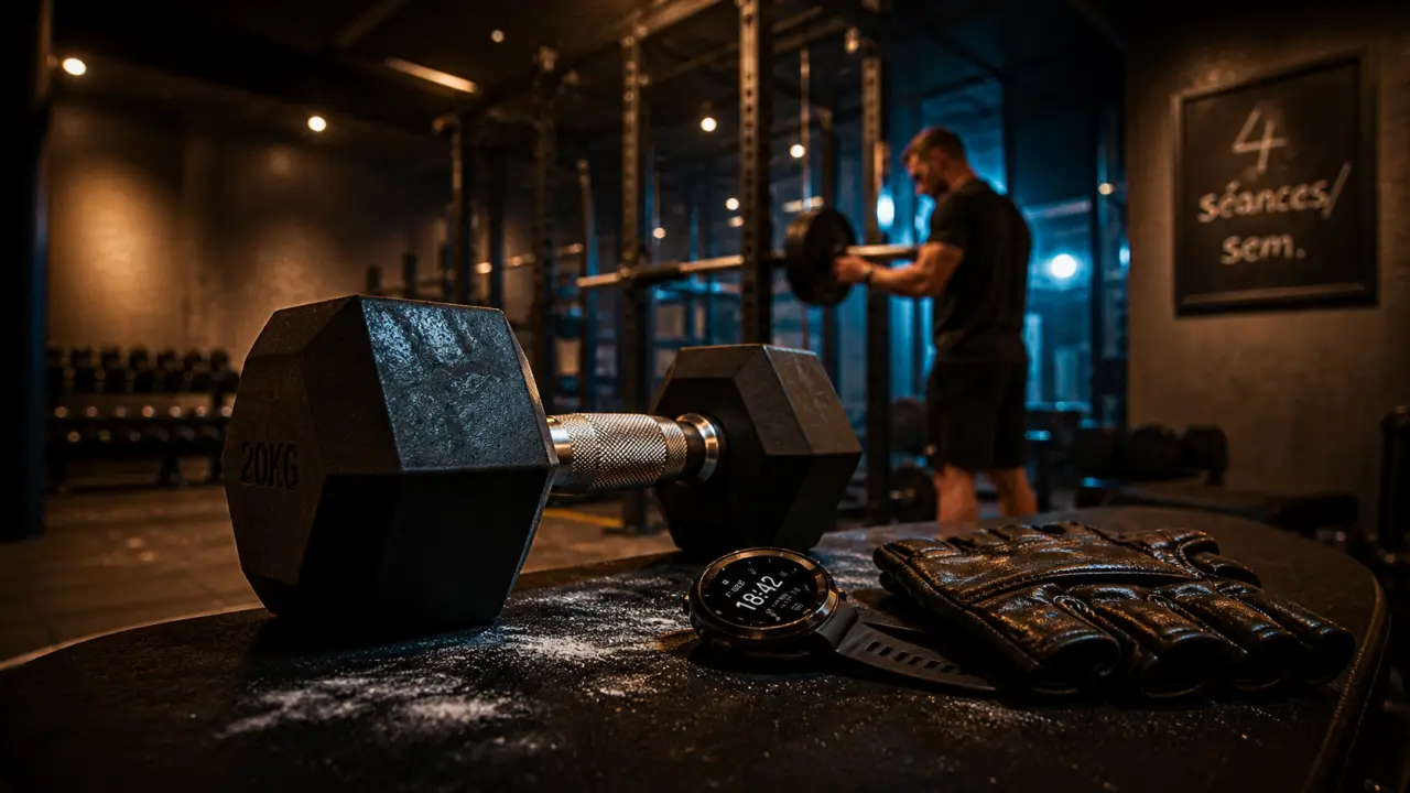 Musculation 4 fois par semaine resultat en salle de sport