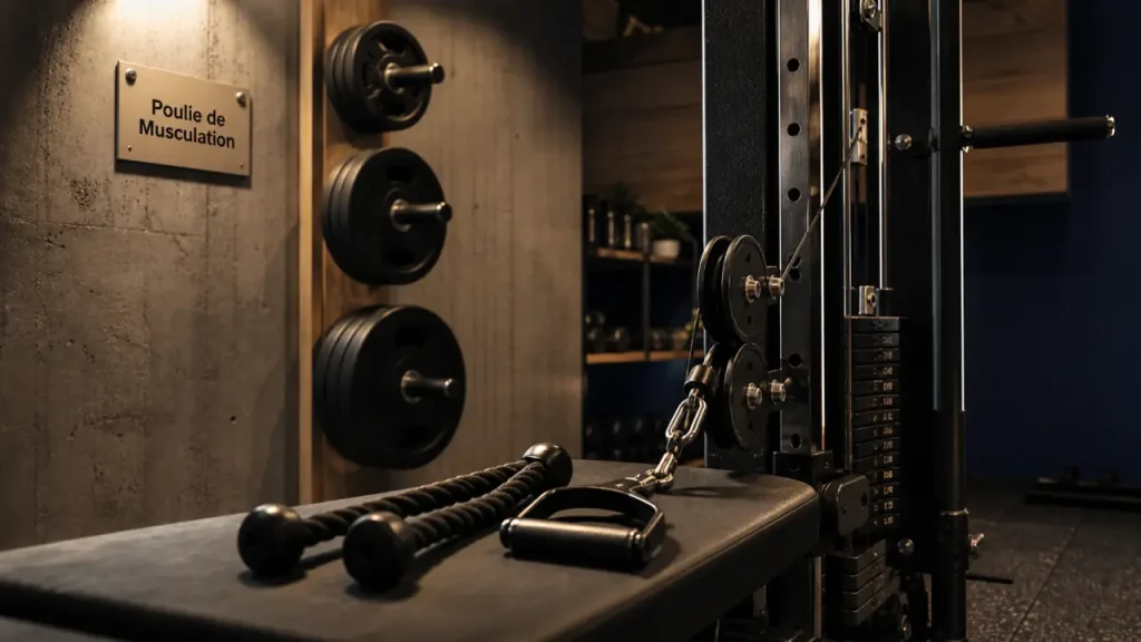 Poulie de musculation : choisir le bon système selon l’espace, la charge et les exercices