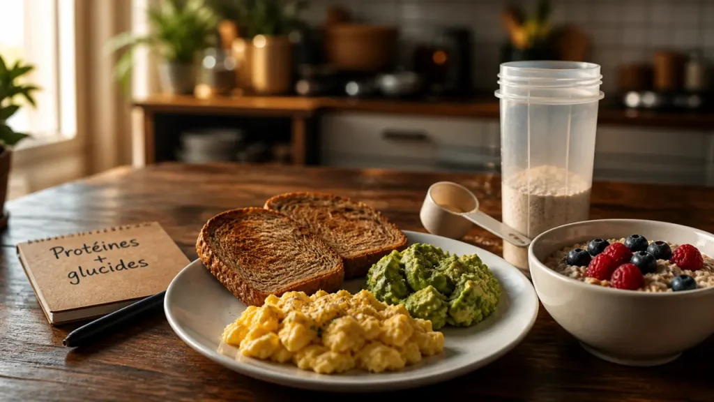 Petit déjeuner musculation : 20 à 40 g de protéines pour tenir sans fringale jusqu’à 11 h