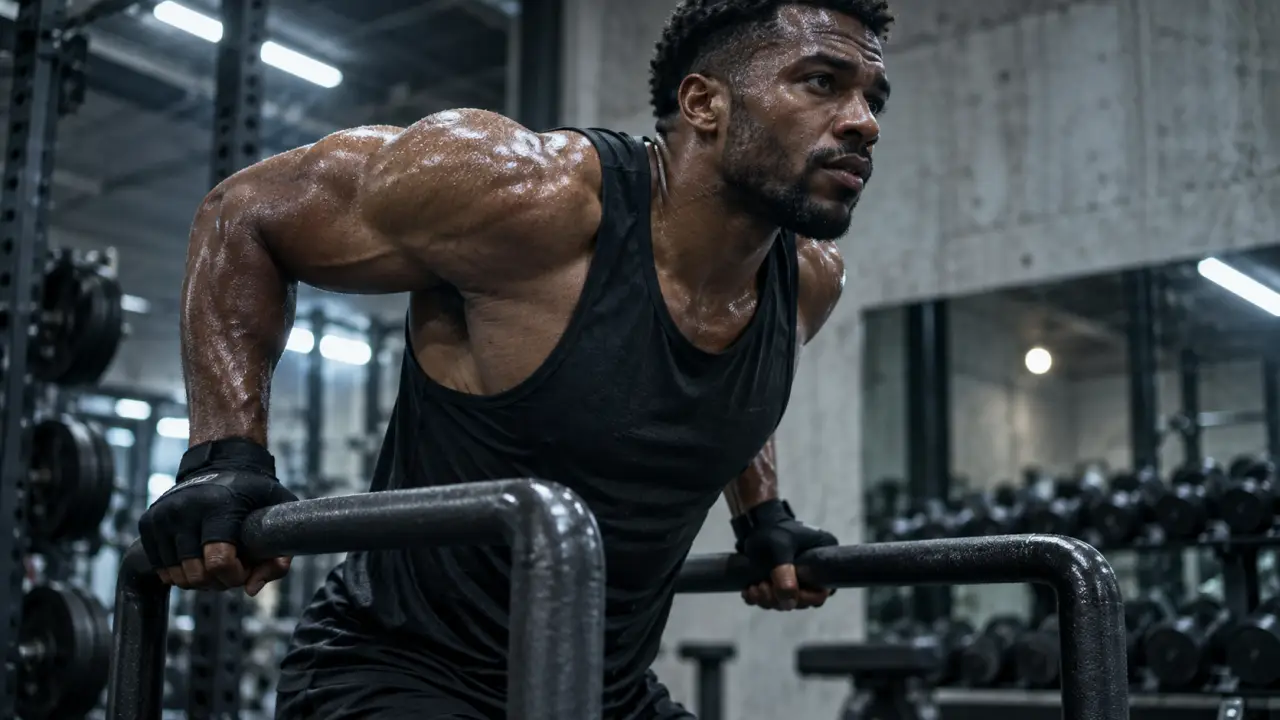 Dips musculation : pectoraux ou triceps, réglages contrôlés