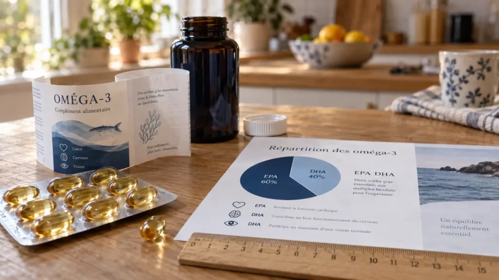 Oméga-3 en complément : 250 mg pour le cœur, sans garantie cardiovasculaire