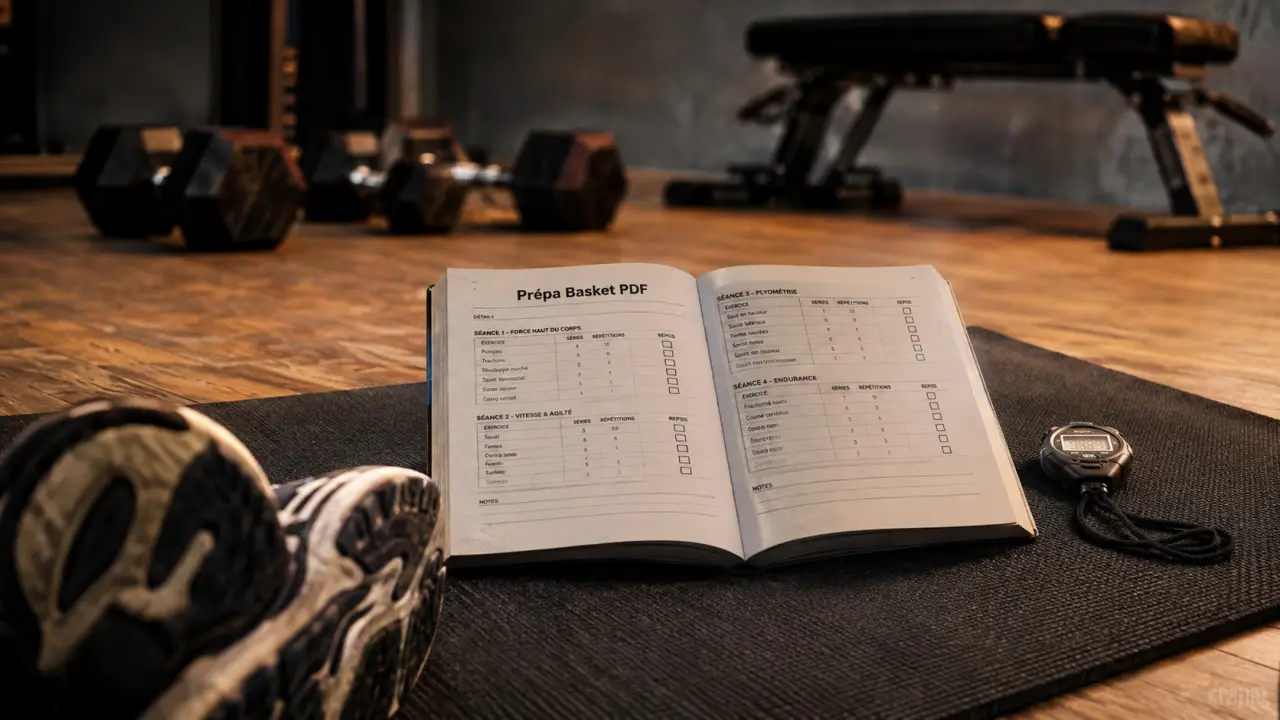 Programme préparation physique basket pdf : carnet 8 semaines, 3 séances