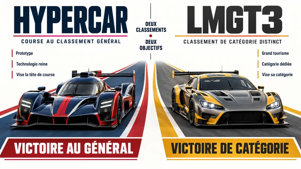 Info endurance : distinction visuelle entre les catégories Hypercar et LMGT3 du WEC