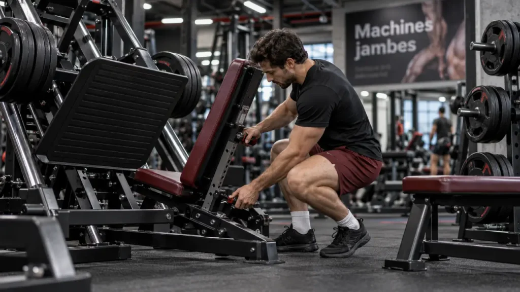 Quelle machine de musculation pour les jambes ? Presse, leg curl et réglages utiles