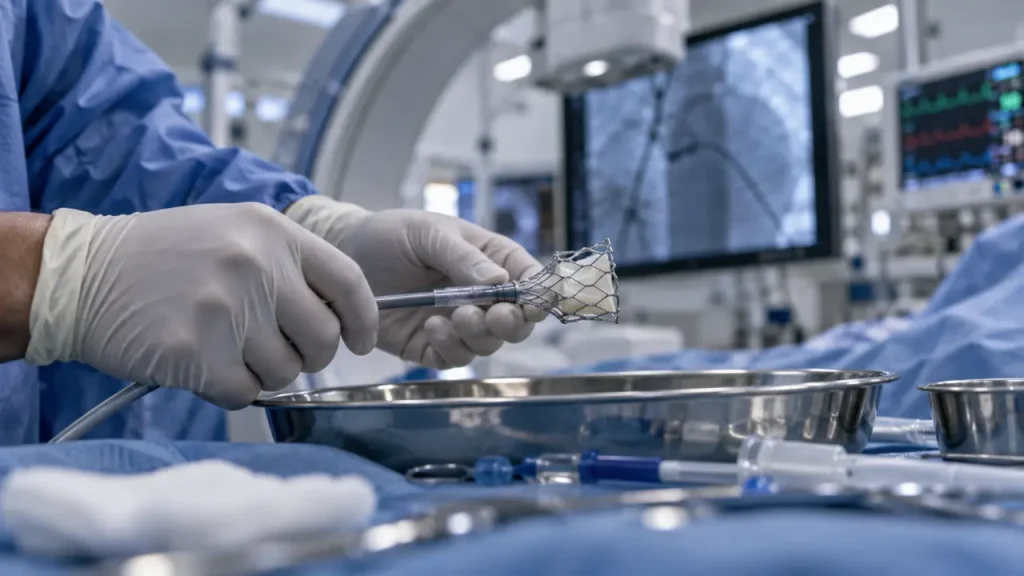 Le TAVI remplace la valve aortique sans ouvrir le thorax, selon le profil du patient